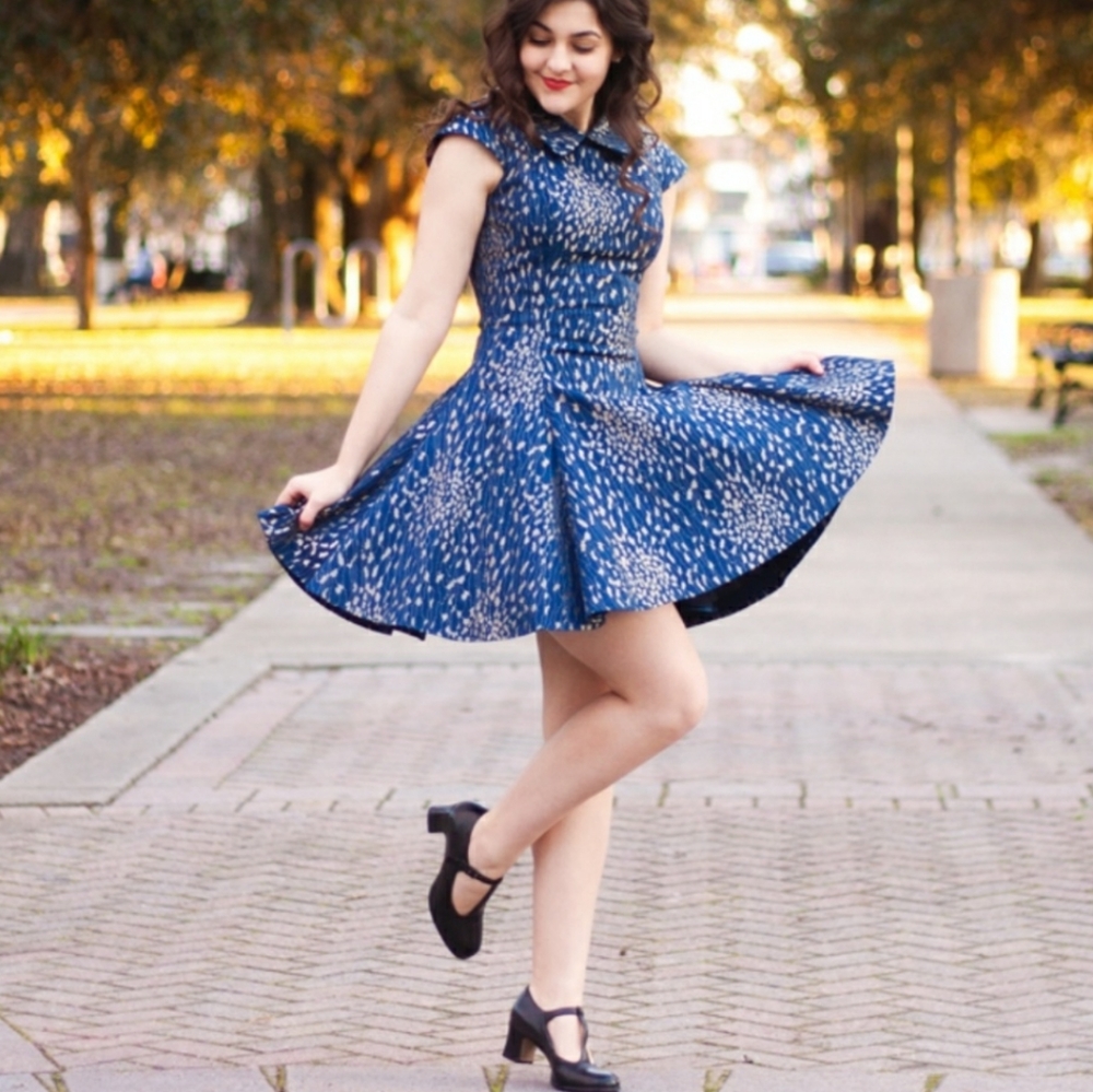 Chichi London Retro Rockabilly Swing Dress
